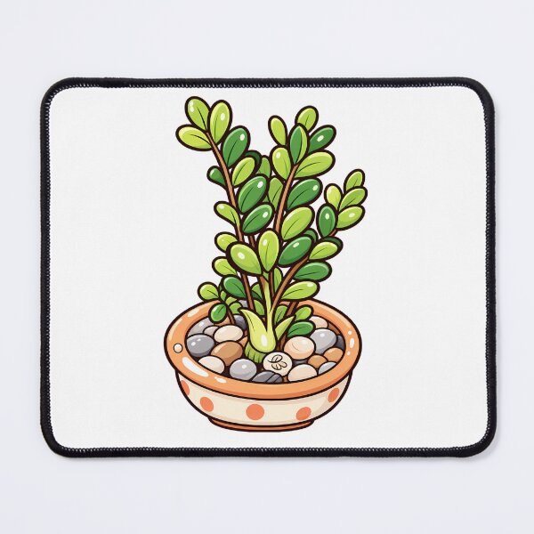 Item preview, Cute Kawaii Potted Green Plant Botanical Houseplant Cartoon designed and sold by mumeaw.