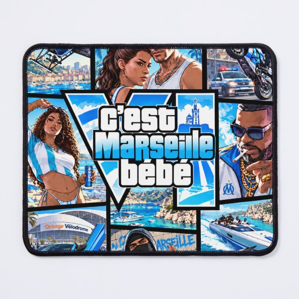 Item preview, This is Marseille, baby – GTA parody, urban illustration designed and sold by Jayteezy.