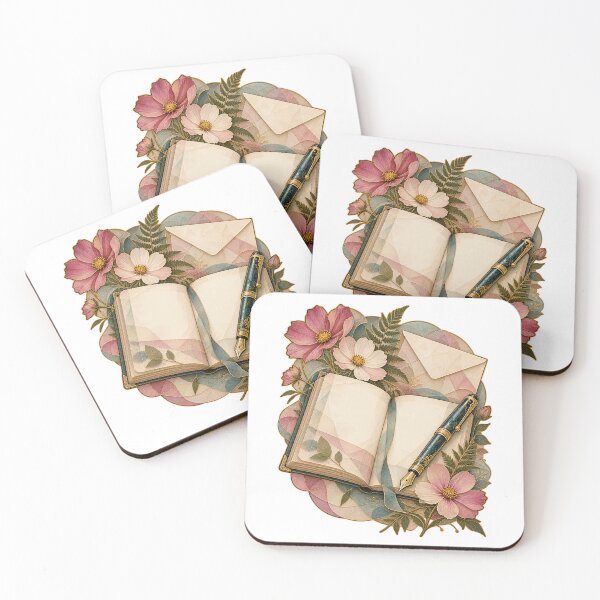 Item preview, Journaling Fountain Pen Wildflower Memory Art designed and sold by TeNovaStudio.