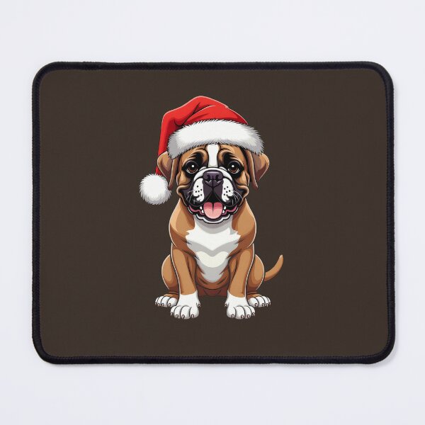 Item preview, Cute Boxer on Christmas designed and sold by DIGOR shop.