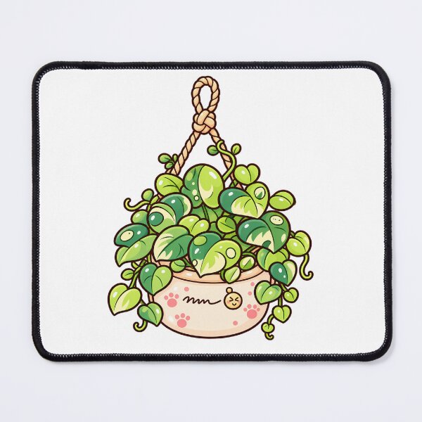Item preview, Cute Kawaii Hanging Pothos Plant Heart Leaf Botanical Cartoon designed and sold by mumeaw.