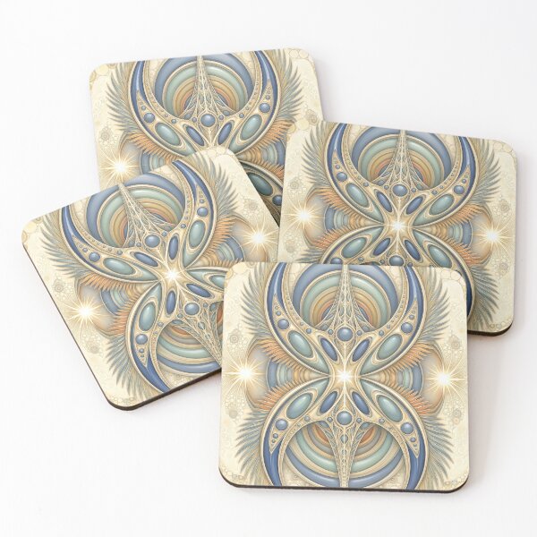 Item preview, Art Deco Celestial Fractal Wings designed and sold by Frackxion.