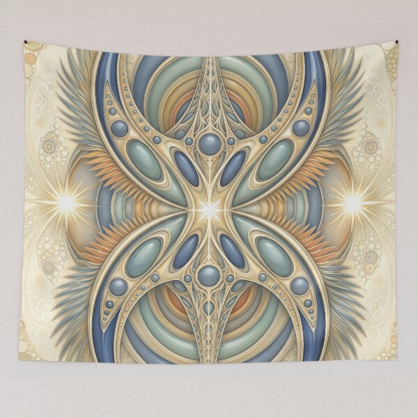 Item preview, Art Deco Celestial Fractal Wings designed and sold by Frackxion.