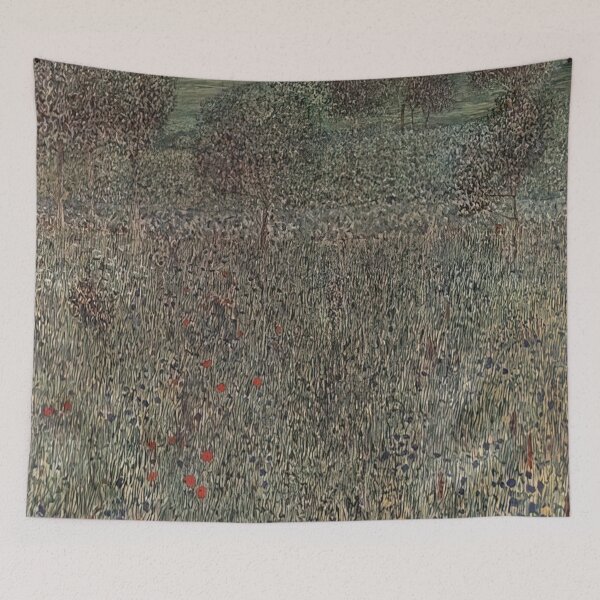 Item preview, Gustav Klimt Blooming Field designed and sold by lanaverera.