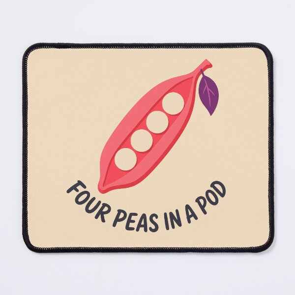 Item preview, Four Peas In A Pod Cute Family Quadruplets designed and sold by lucastamoo.