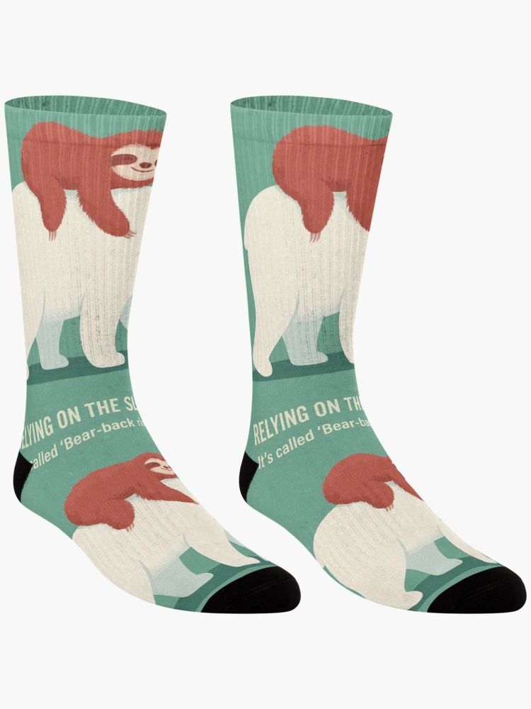 Thumbnail 3 of 5, Socks, Bear-Back Riding designed and sold by Amir Faysal.