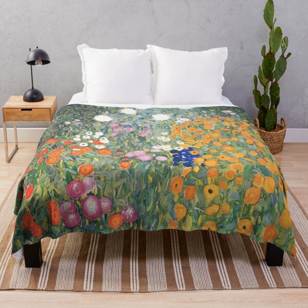 Item preview, Gustav Klimt Flower Garden 1907 designed and sold by lanaverera.