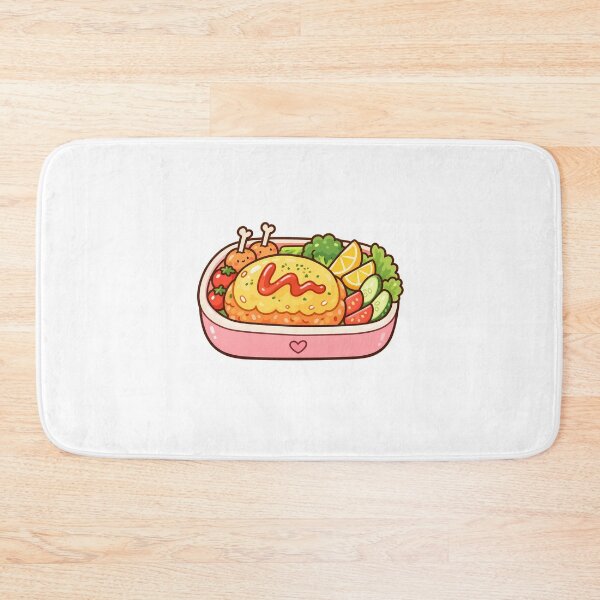 Item preview, Cute Kawaii Omurice Bento Box Japanese Lunch Food Cartoon designed and sold by mumeaw.