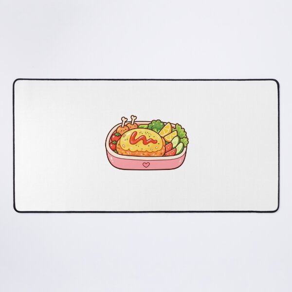 Item preview, Cute Kawaii Omurice Bento Box Japanese Lunch Food Cartoon designed and sold by mumeaw.