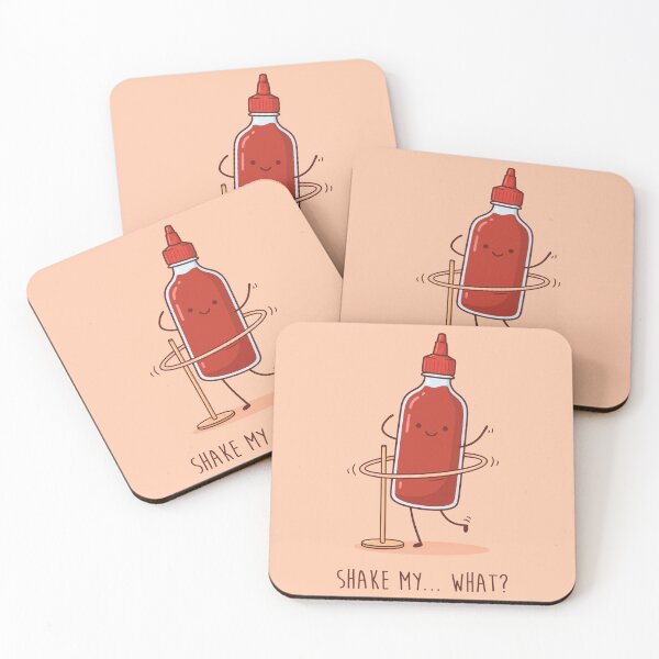Item preview, Shake My What Funny Hot Sauce Bottle Hula Hoop designed and sold by Amir Faysal.