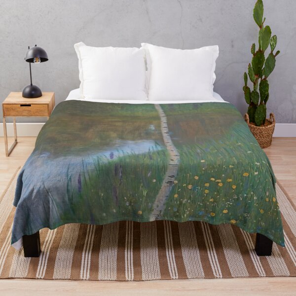 Item preview, Gustav Klimt Lakeside With Birch Trees 1901 designed and sold by lanaverera.