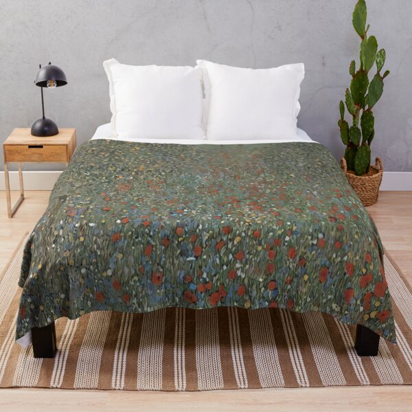 Item preview, Gustav Klimt Poppy Field designed and sold by lanaverera.