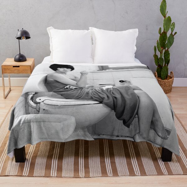 Item preview, Portrait Smoking a cigarette in the bathroom designed and sold by Wilbertkok.
