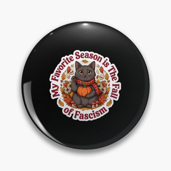Item preview, My Favorite Season is The Fall of Fascism Floral Resist Halloween designed and sold by Redgiant87x.