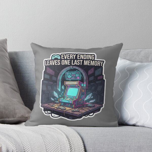 Item preview, Abandoned Gaming Hall Single Glowing Terminal Memory Art designed and sold by KhAIa Reeve Art Studio.