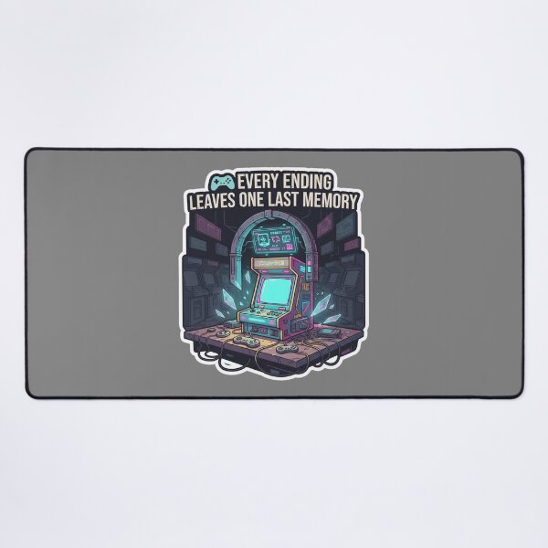 Item preview, Abandoned Gaming Hall Single Glowing Terminal Memory Art designed and sold by KhAIa Reeve Art Studio.