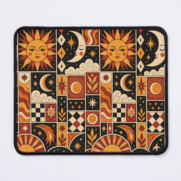 Item preview, Solar Folk Celestial Patchwork Socks designed and sold by Bawwe.