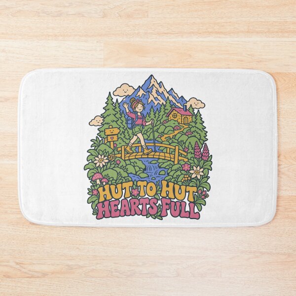 Item preview, Hut to Hut Hearts Full Mountain Hiking Adventure designed and sold by Summit Folk Studio.