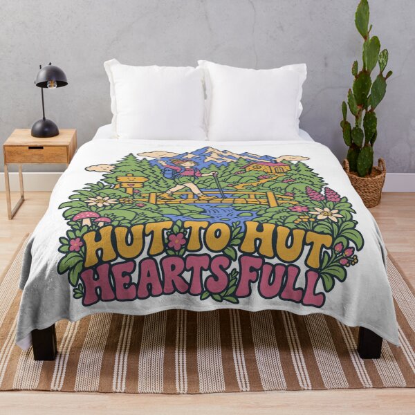 Item preview, Hut to Hut Hearts Full Mountain Hiking Adventure designed and sold by Summit Folk Studio.