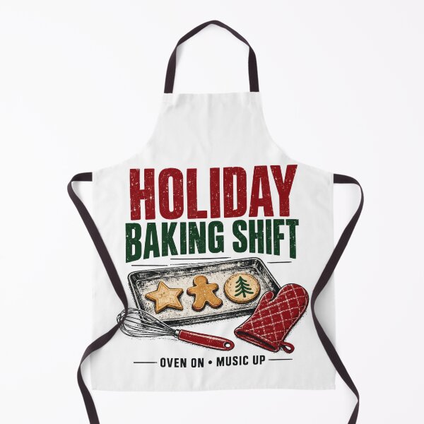Item preview, Holiday Baking Shift Vintage Christmas Cookies designed and sold by cookingtherapy.