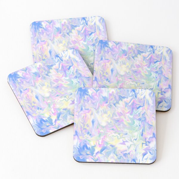 Item preview, Pastel Holographic Marble Swirls designed and sold by wissal.studio.