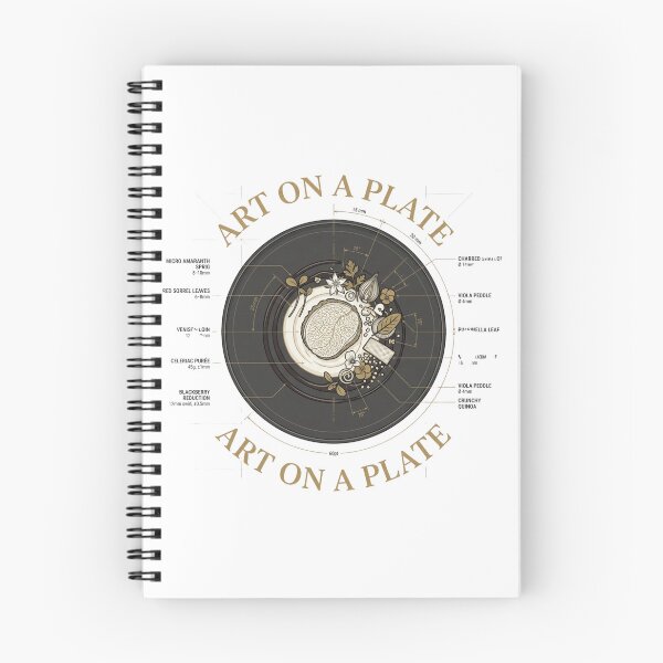 Item preview, Art On A Plate Culinary Blueprint Fine Dining Chef Art designed and sold by Namphet.