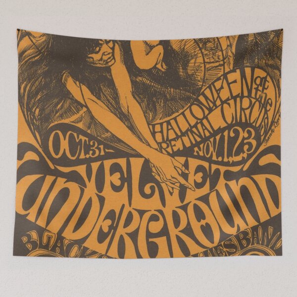 Item preview, The Velvet Underground Original Custom Vintage Music Band Tee Unique Poster Wall Art designed and sold by Cool Robot Bro..