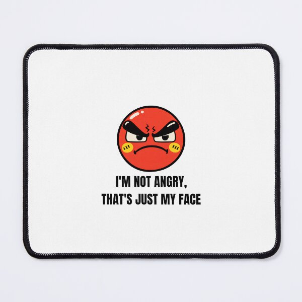 Item preview, I'm Not Angry, That's Just My Face – Funny Grumpy Cat designed and sold by walbayzon.