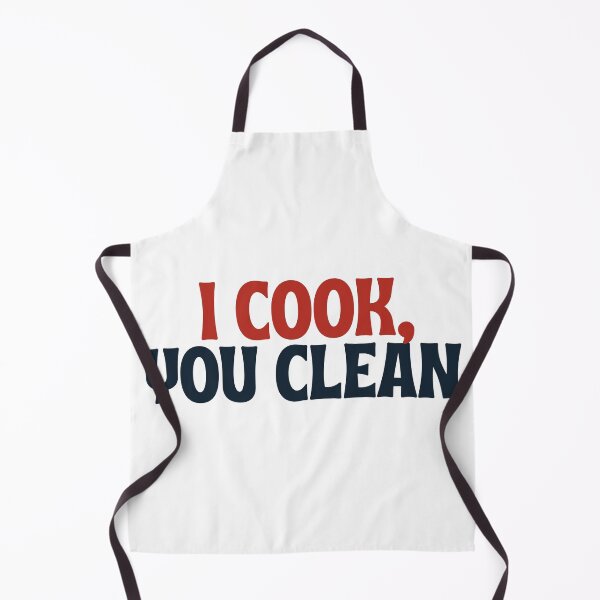 Item preview, I Cook You Clean Funny Kitchen Quote designed and sold by cookingtherapy.