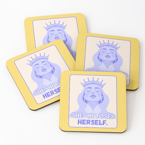 Item preview, She Chooses Herself | Self Love Queen Art designed and sold by Magic Love Art Print.