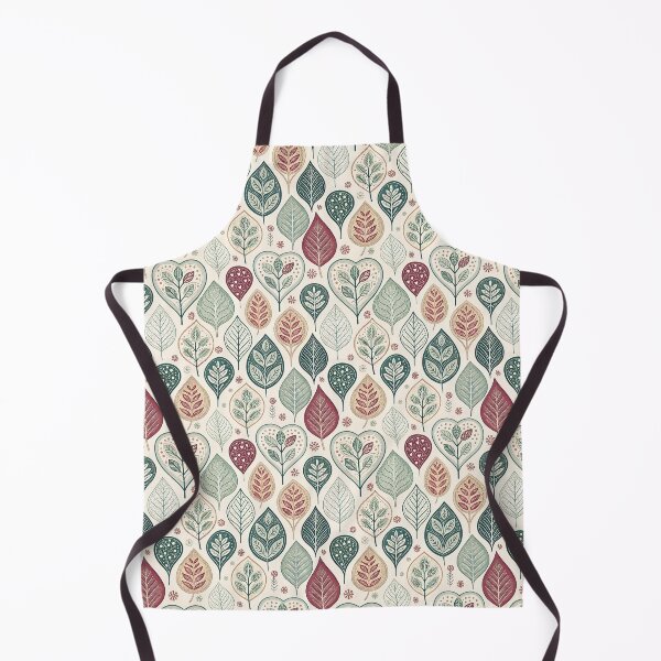 Item preview, Nordic Romantic Leaves | Scandinavian Valentine Folk designed and sold by Shuga-Design.