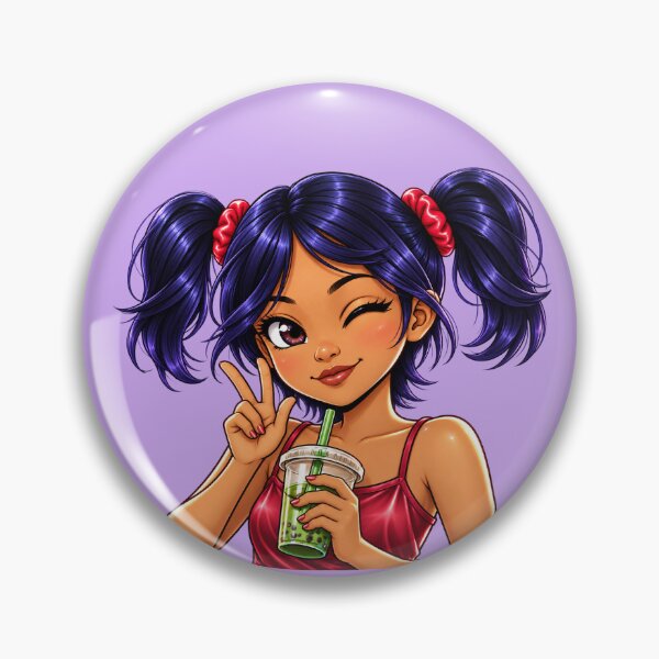 Item preview, Bubble Tea Girl Anime designed and sold by GlaDyxies.