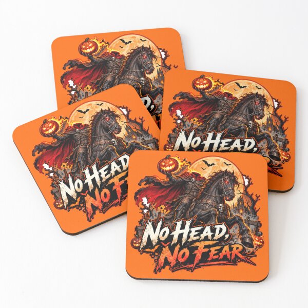 Item preview, No Head No Fear – Headless Horseman Halloween Art designed and sold by PixoNest.