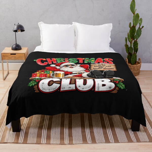 Item preview, Christmas Club Naughty List Santa – Funny Christmas designed and sold by Genius Geek.