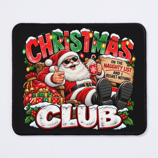 Item preview, Christmas Club Naughty List Santa – Funny Christmas designed and sold by Genius Geek.