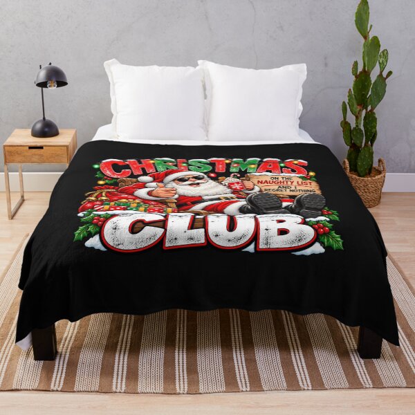 Item preview, Christmas Club Naughty List Santa – Funny Christmas designed and sold by Genius Geek.