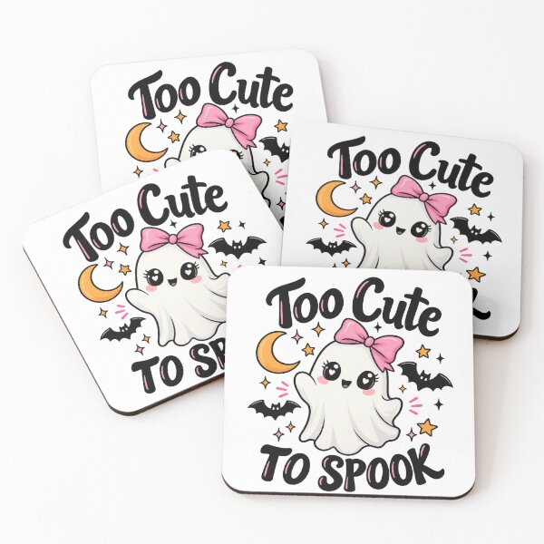 Item preview, Too Cute to Spook – Kawaii Ghost Halloween  designed and sold by OB-Store.