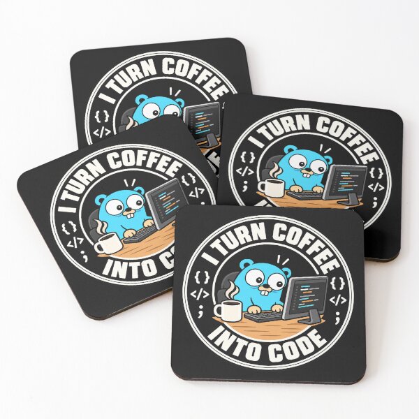Item preview, Golang gopher mascot Go Goffee designed and sold by Olena Du.