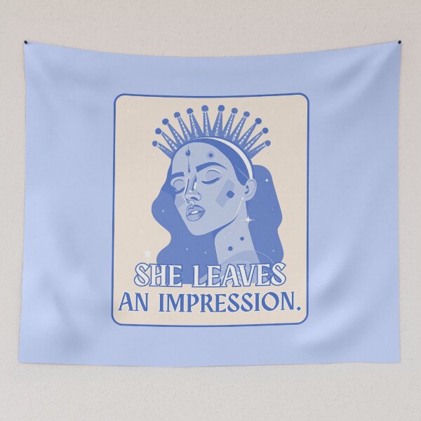 Item preview, Self-Worth Quote | Queen Feminine Empowerment Art designed and sold by Magic Love Art Print.