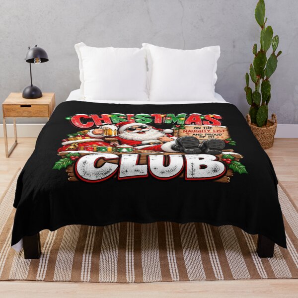 Item preview, Christmas Club Naughty List Santa – Funny Christmas designed and sold by Genius Geek.
