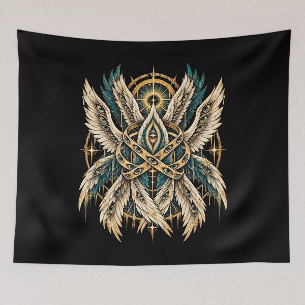 Item preview, Mystical Eye and Wings Design for Unique Apparel designed and sold by rafaeltto.