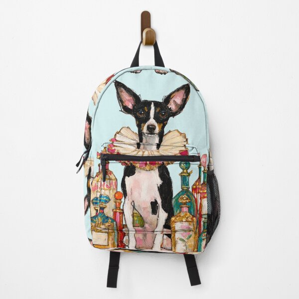 Item preview, Rat Terrier in Ruffled Collar Perfume Bottles Oil Painting designed and sold by joannejgg.