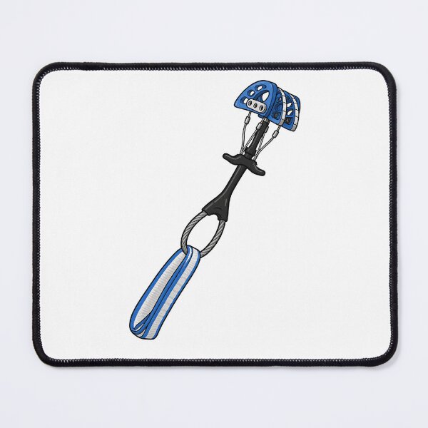 Item preview, Rock Climbing Large Blue Cam designed and sold by WiredNutDesign.