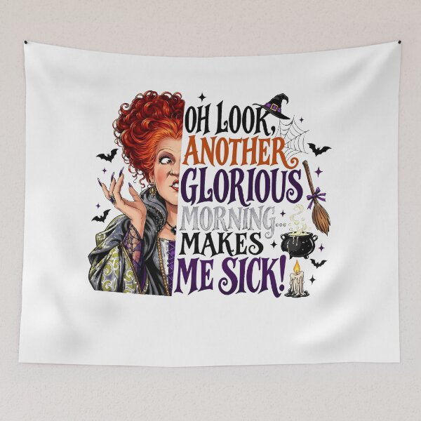 Item preview, Hocus Pocus Glorious Morning Witch Graphic designed and sold by Vasanthk.