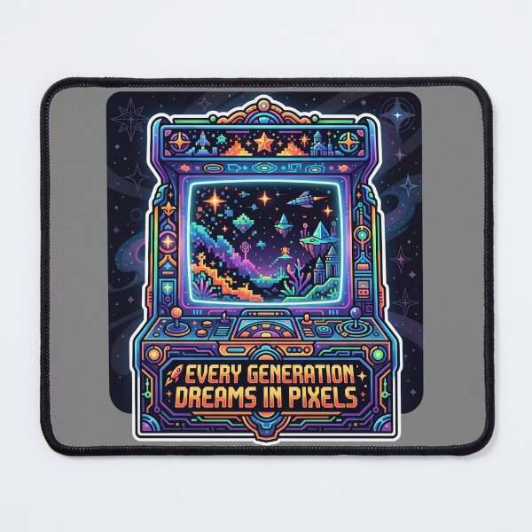 Item preview, Monumental Luminous Pixel Portal Infinite Space Gateway Art designed and sold by KhAIa Reeve Art Studio.