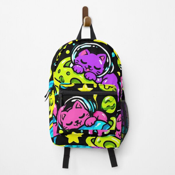 Item preview, Cute Cosmic Cat Hugging Colorful Planet designed and sold by Thai Vibe Studio.