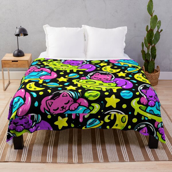 Item preview, Cute Cosmic Cat Hugging Colorful Planet designed and sold by Thai Vibe Studio.