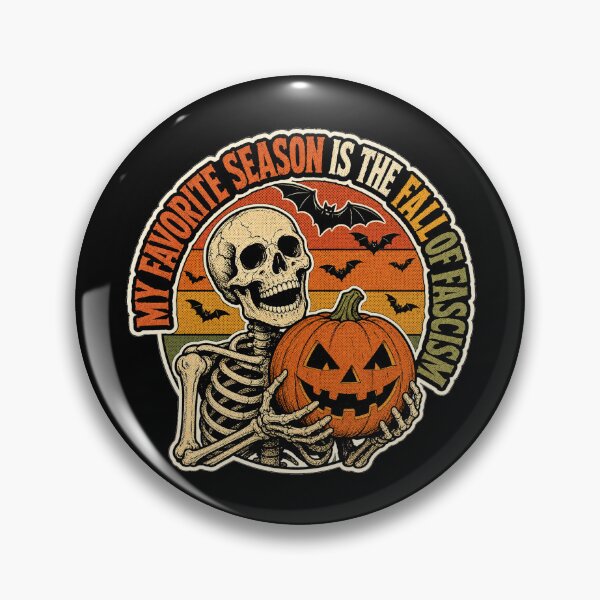 Item preview, My Favorite Season Is The Fall Of Fascism Retro Halloween designed and sold by BeardWave.