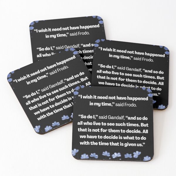 Item preview, The Time That is Given to Us designed and sold by mimabeann-art.