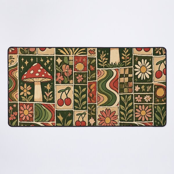 Item preview, Forest Picnic Mushroom Cherry Pattern designed and sold by Bawwe.